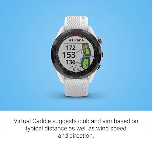 Garmin 010-02200-01 Approach S62 Smartwatch Golf White, Blanco