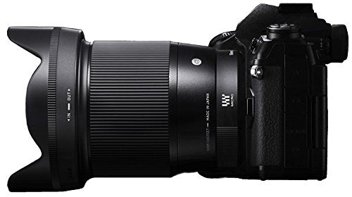 Sigma 16 mm F1.4 DC DN Contemporary - Objetivo para cámaras con montura Sony-E, Micro 4/3 y Canon EF-M, color negro