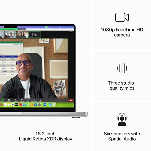 Apple 2023 MacBook Pro (de 16 Pulgadas, Chip M3 Pro de Apple con CPU de Doce núcleos y GPU de dieciocho núcleos, 36GB Memoria unificada, 512 GB) Teclado español - Negro Espacial