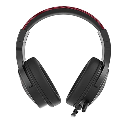 BERSERKER Auriculares Gaming con Sonido Estéreo 7.1, Micrófono Desmontable, Control de Volumen, RGB, Cable 2,1 m, USB