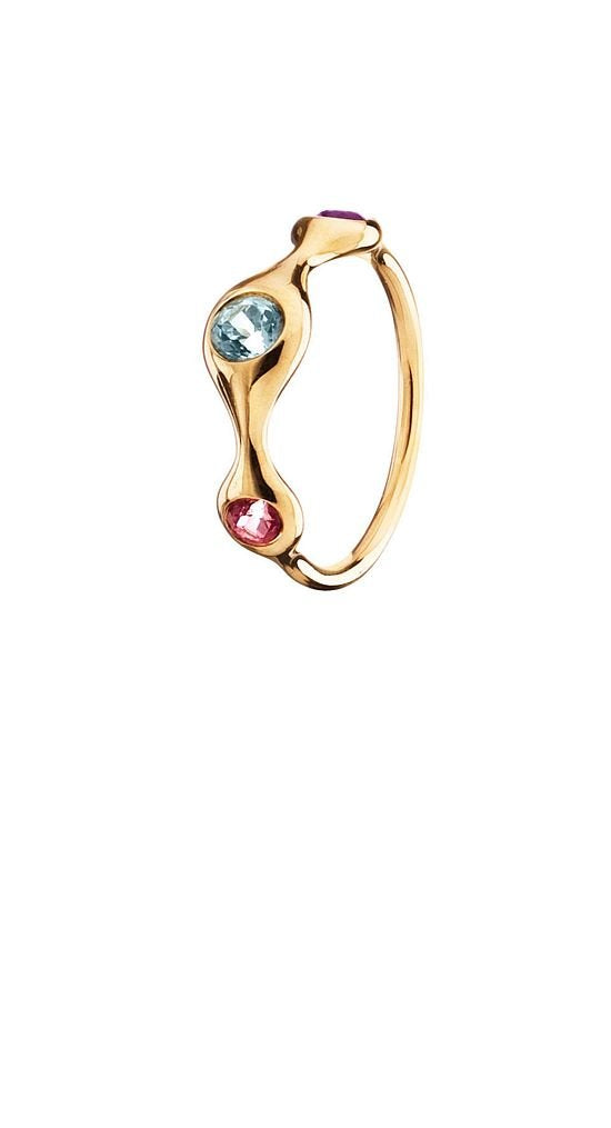 Pandora 970113MX5-60 - Anillo de oro amarillo de 18 quilates, talla 20 (19,1 mm)