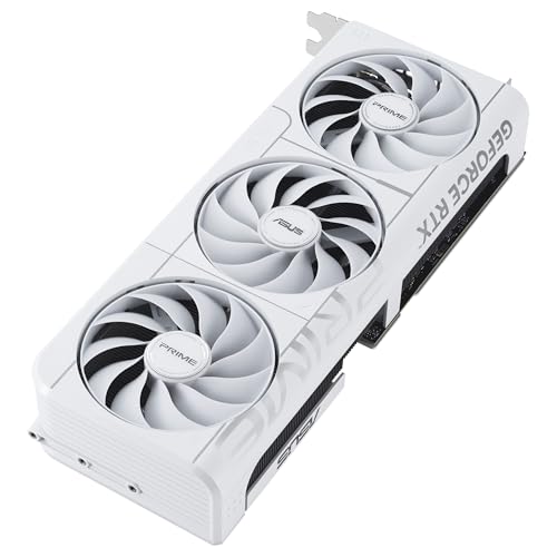 ASUS Prime GeForce RTX 5070 12 GB GDDR7 White OC Edition Tarjeta gráfica Compatible con SFF (PCIe 5.0, 12 GB GDDR7, HDMI/DP 2.1, 2,5 Ranuras, Ventiladores Axial-Tech, BIOS Dual)