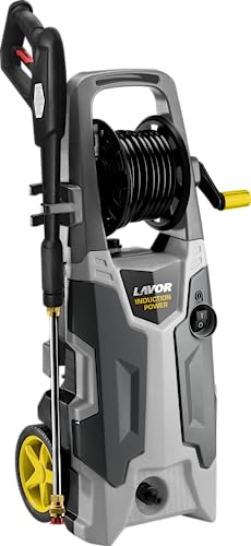 Lavor Hidrolimpiadora de agua fría CRUISER 200 Extreme con enrollador de manguera y motor de inducción, Presión max 200 bar, Caudal max 300 litros por hora, Motor 2300 Watt