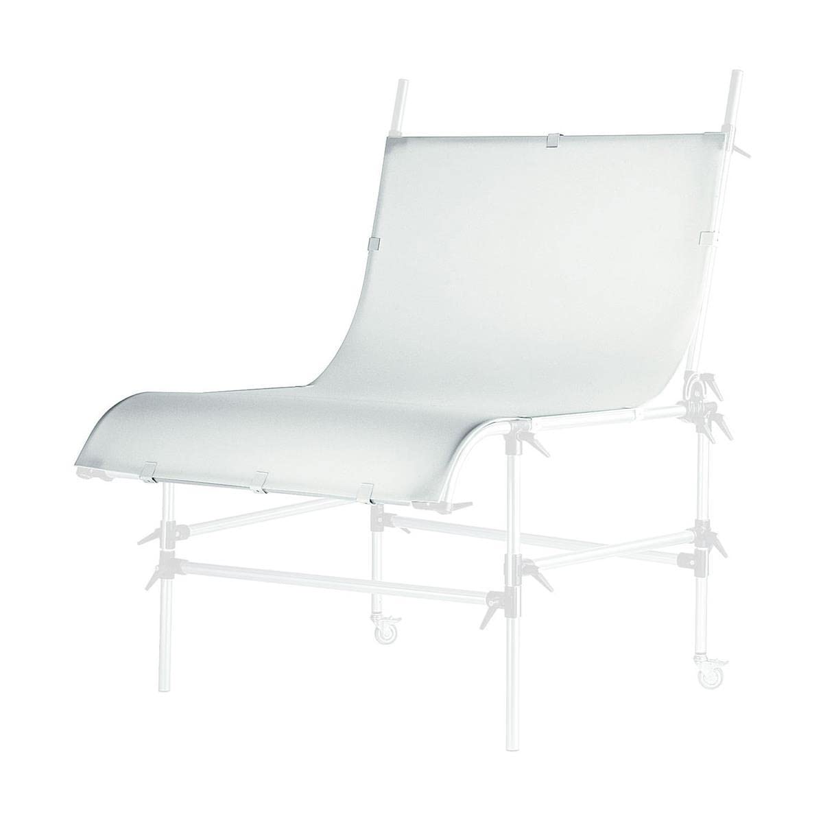Manfrotto 220PSL - Accesorio, Soporte para Estudio fotográfico, Plata, sin Soporte
