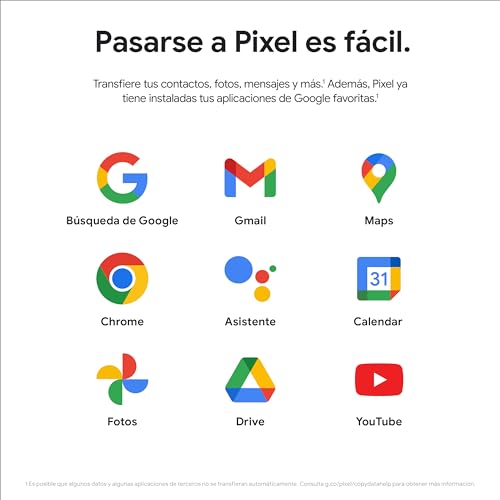 Google Pixel 8 - Smartphone Android libre con Cámara Pixel avanzada, batería con autonomía de 24 horas y potentes funciones de seguridad - Verde Liquen, 128GB