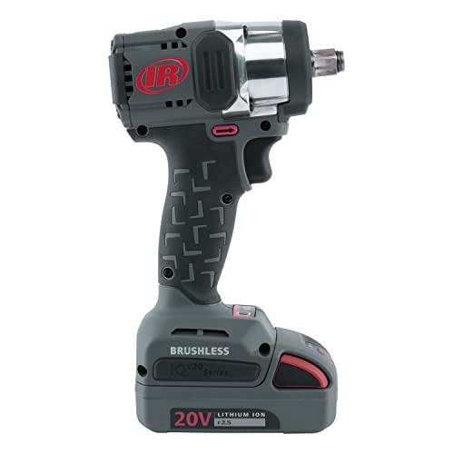 Ingersoll Rand Atornillador de Impacto de Batería Kit W3151, Herramienta Inalámbrica 1/2" con 20 V, Llave de Impacto Ligera y Compacta