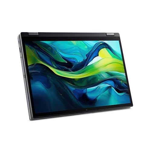Acer Aspire Spin 14 ASP14-52MTN-58CR, Ordenador Portátil Convertible 14" WUXGA LCD Táctil (Intel Core Ultra 5 115U, 16 GB RAM, 512 GB SSD, Intel Graphics, Windows 11 Home), Gris, QWERTY Español