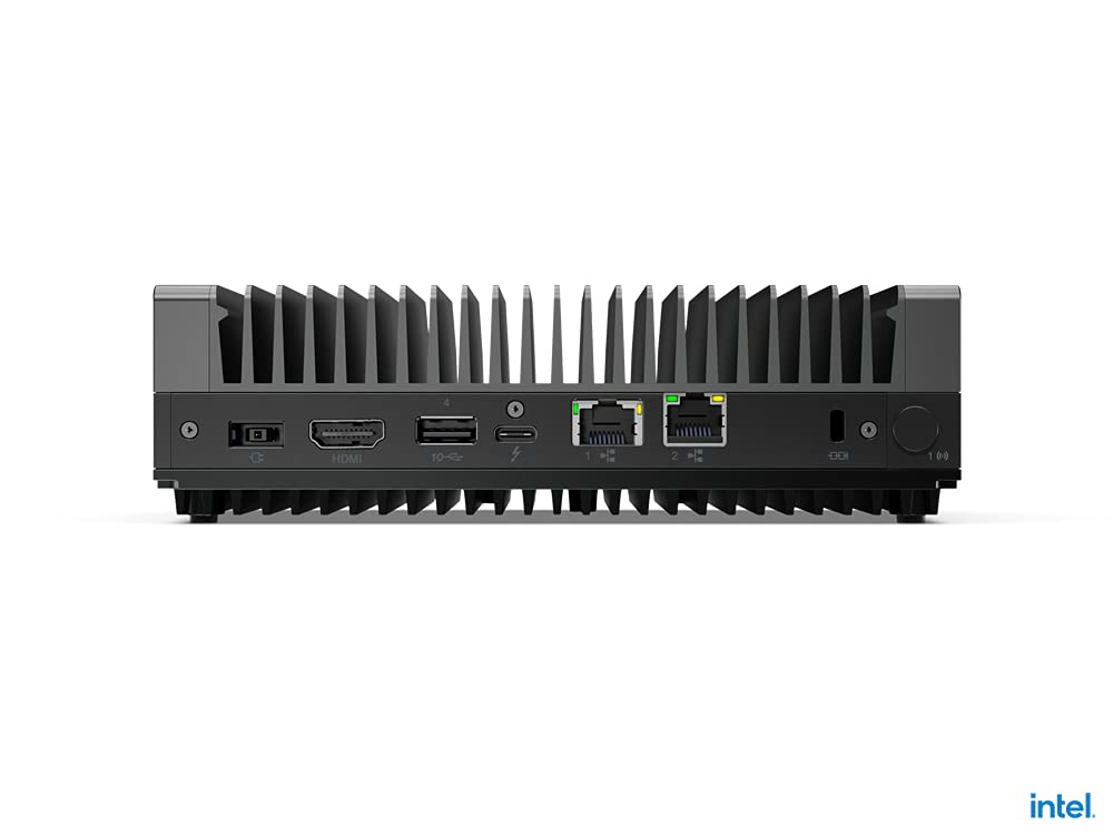Lenovo ThinkEdge SE30 11NA - USFF - Core i5 1145GRE / 1,5 GHz vPro (RAM 16 GB, SSD 512 GB NVMe, Iris Xe Graphics, GigE, 2.5 GigE, Wi-Fi: 802.11a/b/g/n/AC, Bluetooth 5.1, Win 10 IoT Enterprise) Negro