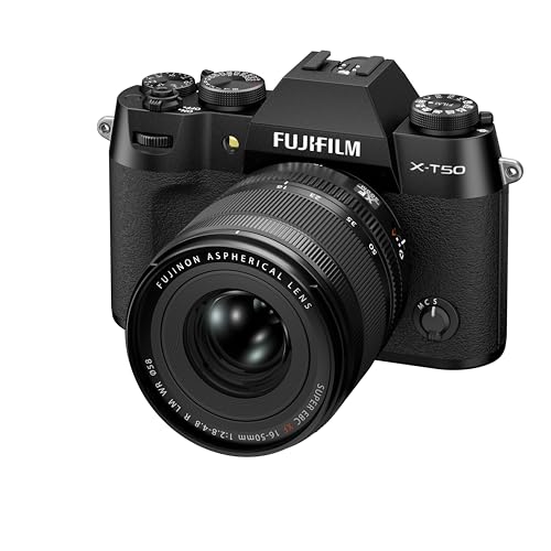 FUJIFILM X-T50 Black / 16-50mm Kit