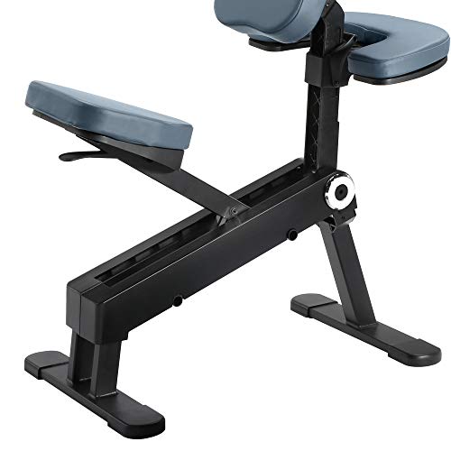 Master Massage Gymlane Portable Adjustable Folding Massage Chair Silla de Masaje portátil, Aluminio, Azul Real, Universal