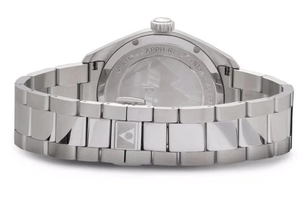 Alpina Reloj Analógico para Hombres de Cuarzo Suizo con Correa en Acero Inoxidable AL-247GB4E6B