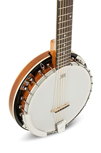 GEWA Banjo Premium 5 cuerdas con maletín y piel REMO
