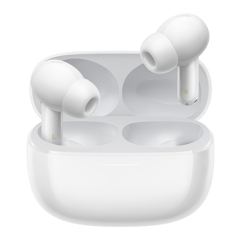 XIAOMI Redmi Buds 6 Pro - Auriculares inalámbricos, cancelación de Ruido, Ligeros, hasta 36 Horas de autonomía, Bluetooth 5.3,Blanco (Versión ES)