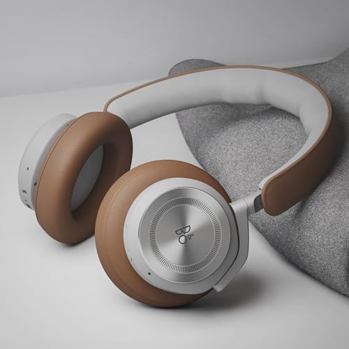 Bang & Olufsen Beoplay HX Auriculares Premium Inalámbricos Bluetooth de Diadema con Cancelación de Ruido, 6 Micrófonos, Hasta 40 horas de Autonomía, Cascos y Estuche Timber