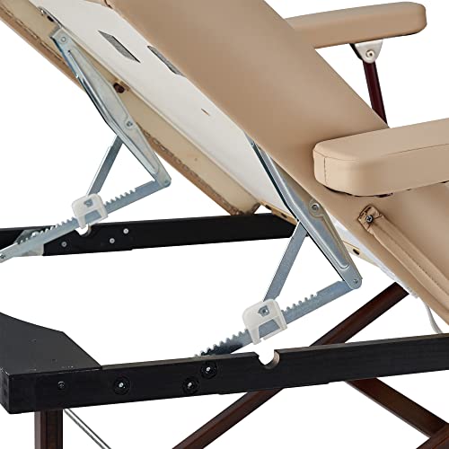 Master Massage Therma Top - Mesa de Masaje portátil Plegable (Madera, 71 cm)