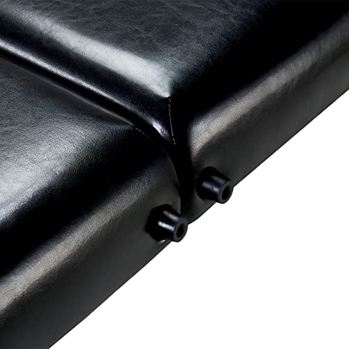 Master Massage Galaxy - Camilla de Masaje Plegable (71 cm, Patas de Madera, Bolsa de Transporte), Negro