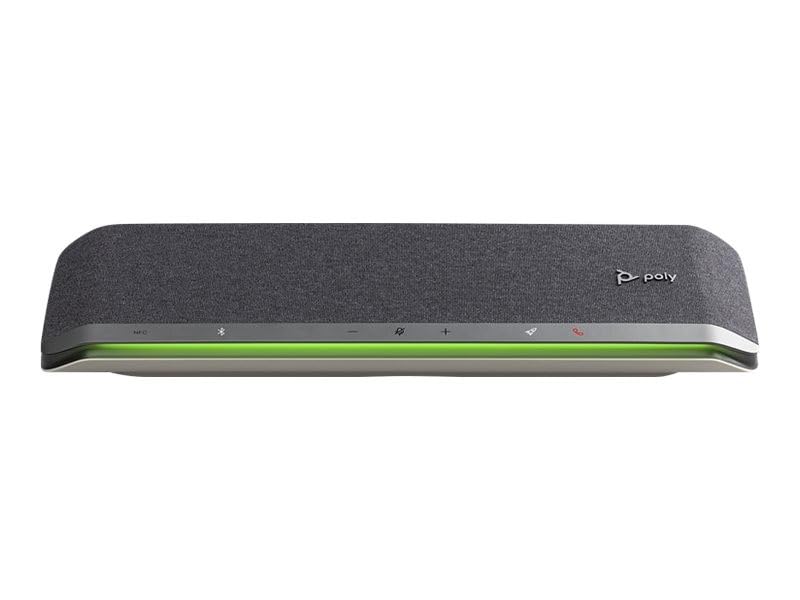 Poly – Altavoz manos libres inteligente Poly Sync 60 para salas de conferencias - Se conecta a PC/Mac mediante un cable combinado USB-A/USB-C y a teléfonos inteligentes a través de Bluetooth