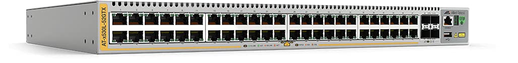 Allied Telesis AT-x530L-52GTX-50 | 48-Port 10/100/1000T, 4 SFP+ Ports, Stackable, Dual Fixed PSU