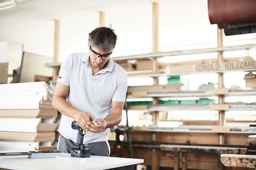 Festool 574702 - Taladro atornillador de percusión de batería QUADRIVE, PDC 18/4 Li 5.2-Plus