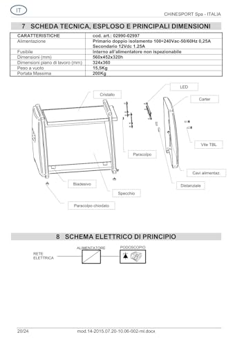 Chinesport - LED de podoscopio