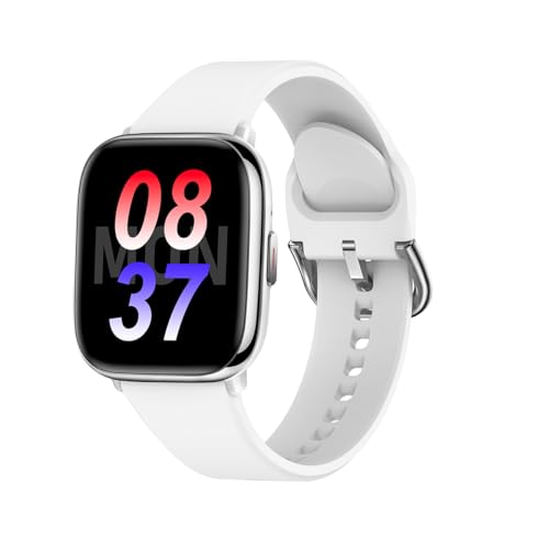 SMARTY 2.0 Mujer Digital Automático Reloj con Correa de Silicona SW081B, Plata, Moderno, Plata, Moderno