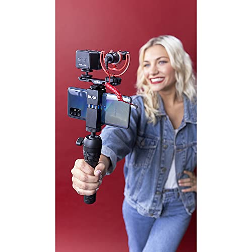 RØDE Microphones VideoMicro Vlogger Kit para teléfonos móviles (conexión de 3,5 mm) (VLOGVMICRO)