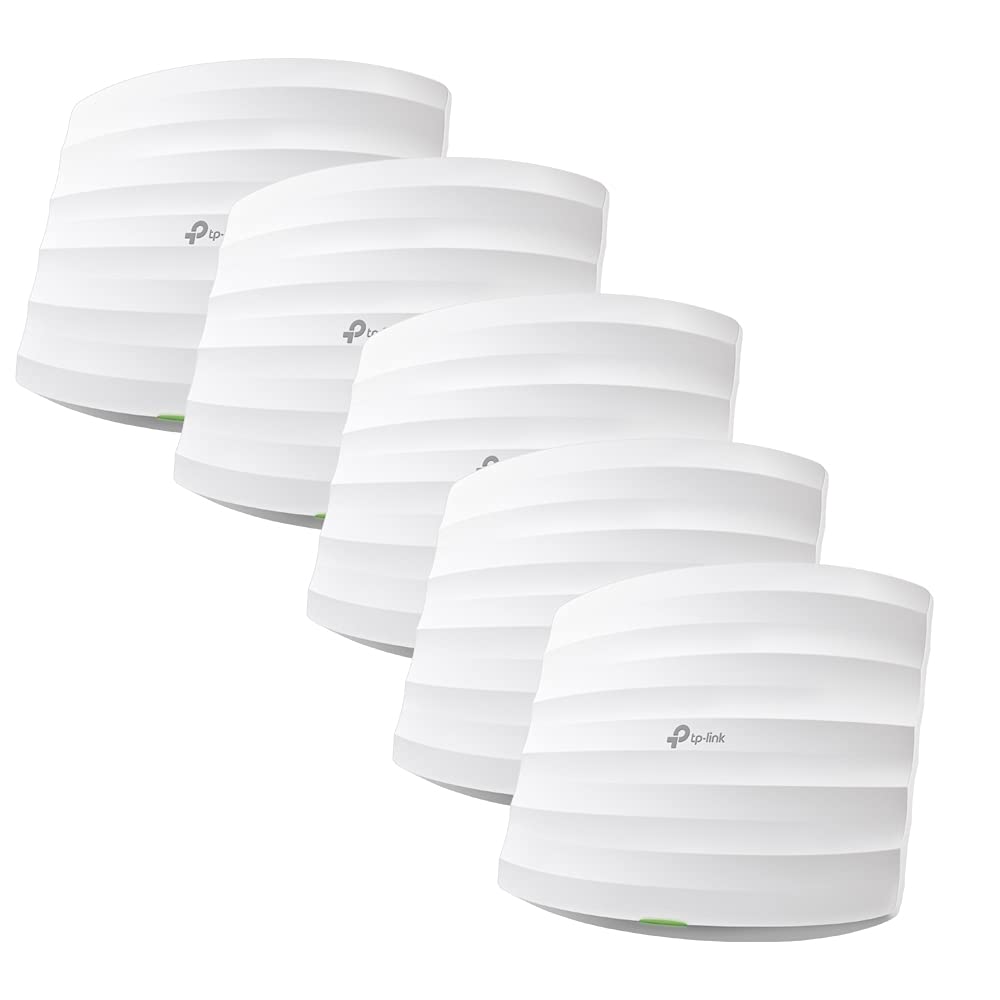 TP-LINK Omada EAP245 V3 - Wireless Access Point - 2 Porte - Wi-Fi 5-2.4 GHz, 5 GHz - gestito da Cloud - montaggio a parete/a soffitto (pacchetto di 5)