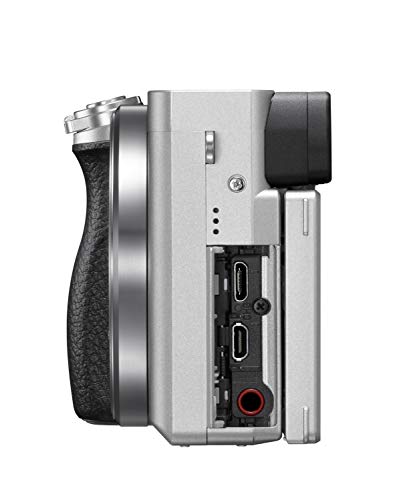 Sony ILCE6100LS.CEC Alpha 6100 Cámara Evil APS-C con Objetivo Zoom Potente, Color Plata, Sin Tarjeta