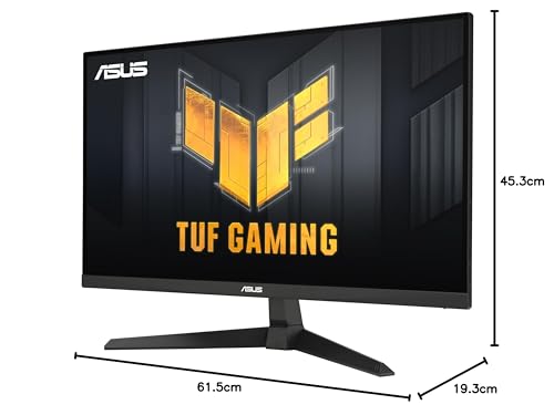 ASUS Monitor TUF Gaming VG279Q3A 27" (Full HD (1920x1080), 180Hz, Fast IPS, ELMB Sync, 1ms (GTG), FreeSync Premium, compatible con G-Sync, Overdrive Variable, 99% sRGB)