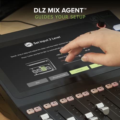MACKIE DLZ Creator mezclador digital adaptable para podcasting, streaming y YouTube con modos de usuario, tecnología Mix Agent, Auto Mix y previos de micro Onyx80