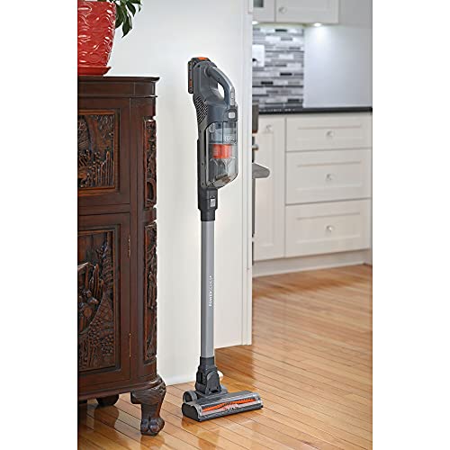 Black+Decker BHFEA18D1-QW - Aspirador sin cable 2en1 POWER SERIES con tecnología SmartTech que adapta su velocidad, Batería de Litio de 18V, Depósito de 500 ml
