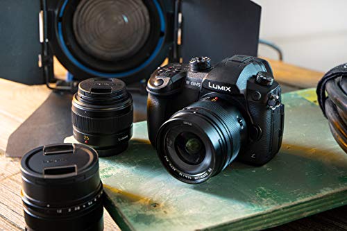Panasonic Lumix GH5M | Cámara Híbrida Expert + Lente Lumix 12-60mm (Sensor 4/3 20MP, Doble Stab., Visor OLED, 4K60p/C4K24p 4:2:2 10bit, Tropicalizado) Negro - Versión Francesa