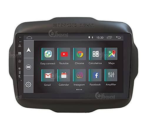 Radio de Coche para Jeep Renegade Android GPS Bluetooth WiFi USB Dab+ Touchscreen 9" 4core Carplay AndroidAuto