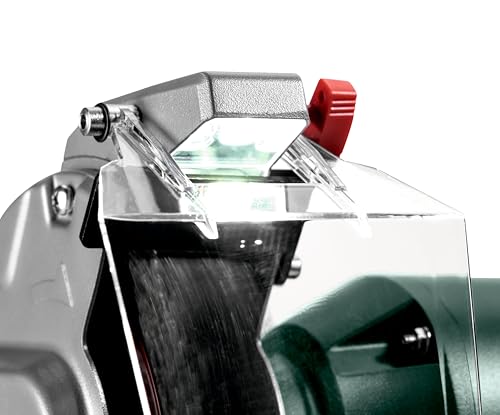 Metabo Lijadora Combinada Universal BS 200 Plus, Máquina para Lijar, Afilar y Desbarbar, Potencia 600W, para Madera y Metal, Multifuncional, Cable de 1.8m