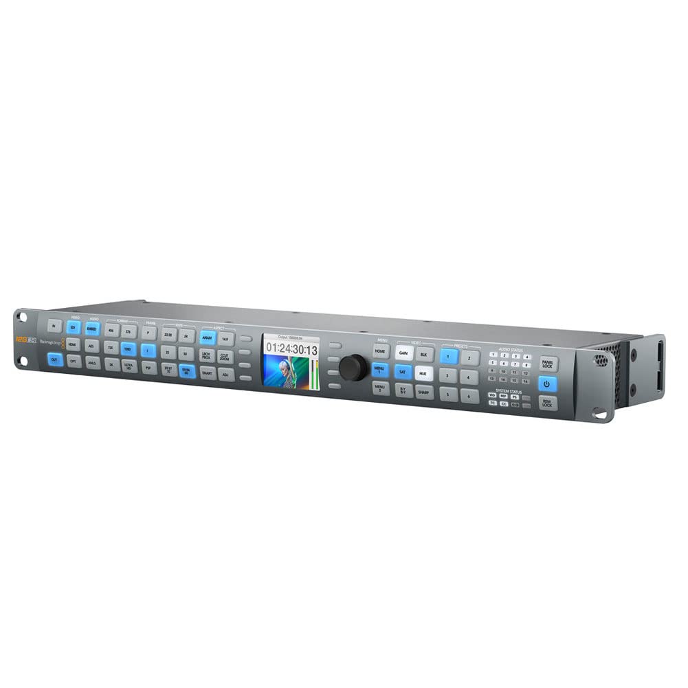 Blackmagic Design Teranex AV Active video converter - Conversor de vídeo (3840 x 2160 Pixeles, 525i,625i,720p,1080i,1080p,2160p, Active video converter, Gris, 100 - 240 V, 50/60 Hz)
