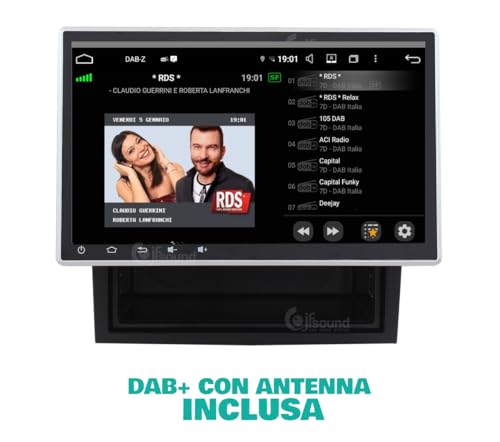 Radio de Coche para Fiat Ducato 250 Android GPS Bluetooth WiFi USB Dab+ Touchscreen 10" 8core Carplay AndroidAuto