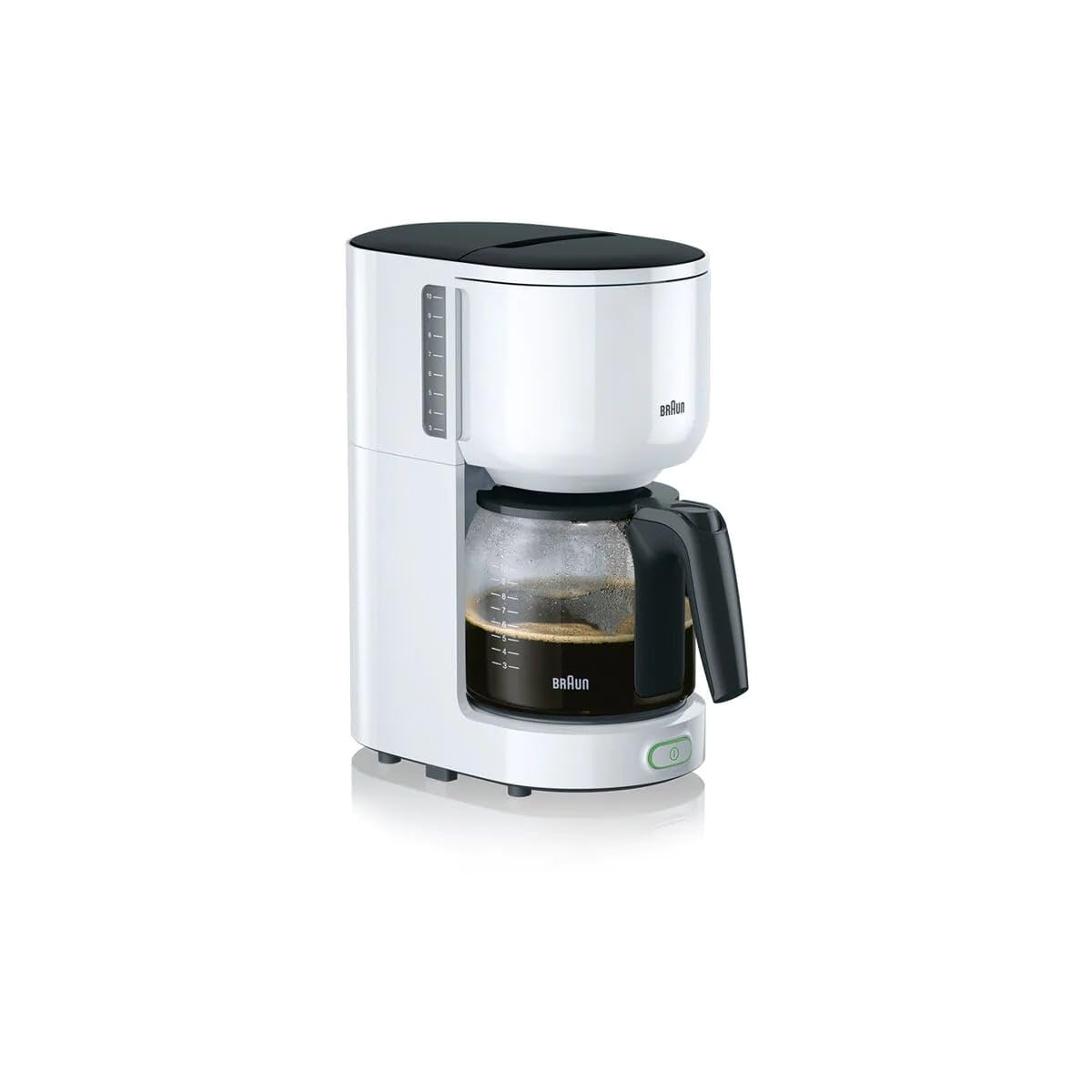 Braun, 1000 W, 10 Cups, Acrylonitrile Butadiene Styrene, Blanco