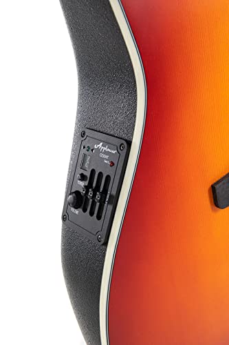 Applause Elite AE48-1l Guitarra electroacústica Honeyburst satén Super Shallow Cutaway