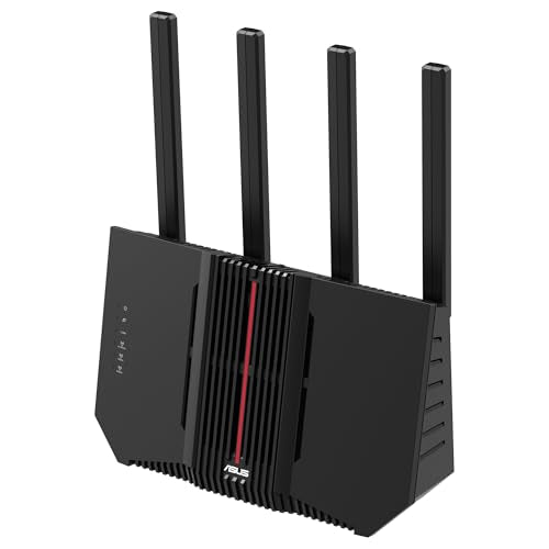 ASUS RT-BE92U - Router WiFi 7 tribanda BE9700, Compatible con 320 MHz y 4096-QAM, Funcionamiento multienlace (MLO), detección AI WAN, AiMesh, Seguridad de Red y Funciones VPN, Smart Home Master