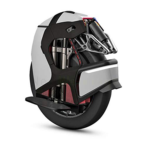 KINGSONG KS-S18 Ciclomotor Eléctrico, Adulto, Blanco, Motor de 2200W, Autonomía de hasta 100km, Velocidad Limitada de 25km/h, Neumático Hinchable de 18", Altavoz y Bluetooth