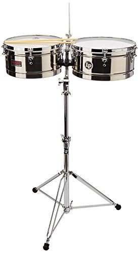 LP Latin Percussion Timbales Prestige Acero Inoxidable 13"/14" LP1314-S