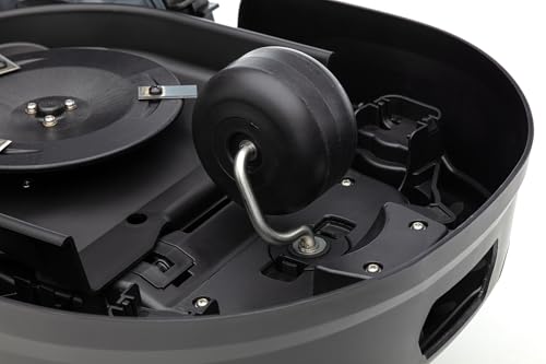 IKRA Robot cortacésped iROM 600 para céspedes de hasta 600 m², WiFi o Bluetooth, Control por App, multizona, Incl. estación de Carga & Sensor de Lluvia, 6 Cuchillas de Repuesto