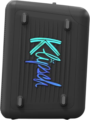 Klipsch Vegas Music City Party Speaker - Six Light Show Settings, 8 Hour Battery Life, IPX4 Rated, Pole mountable and Mic Included!