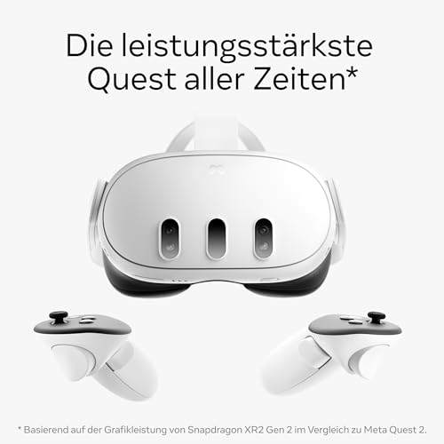 Meta Quest 3 512 GB — Las gafas Quest más potentes — Una increíble experiencia de realidad mixta — Llévate el juego Batman: Arkham Shadow y disfruta de 3 meses de prueba de Meta Quest+