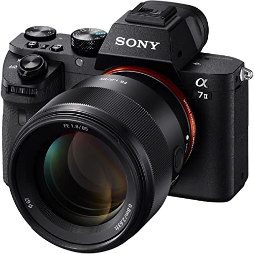 Sony SEL85F18 85mm F/1.8-22 Lente de cámara Fija de teleobjetivo Medio, Color Negro