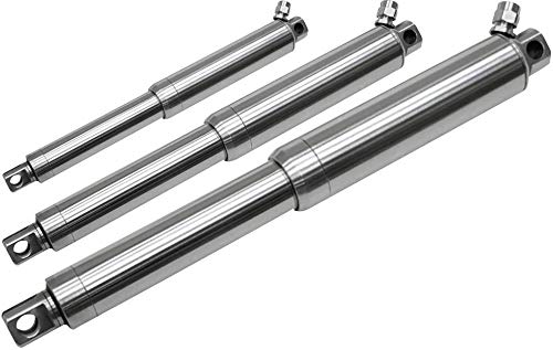 Drive-System Europe Cilindro eléctrico lineal de acero inoxidable DSZY35-24-19-200-HS2-IP69K, longitud de elevación de 200 mm, 1 unidad