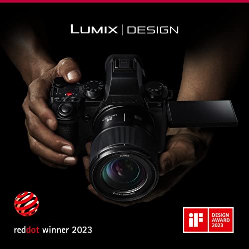 Panasonic LUMIX DC-S5M2XNE Cámara Marco Completo Sin Espejo, Grabación 4K 60P y 6K 30P, Pantalla Abatible, Wi-Fi, AF Híbrido De Fase, IS Activo, ISO Nativo Dual, con S-R1840E 18-40mm S Lente
