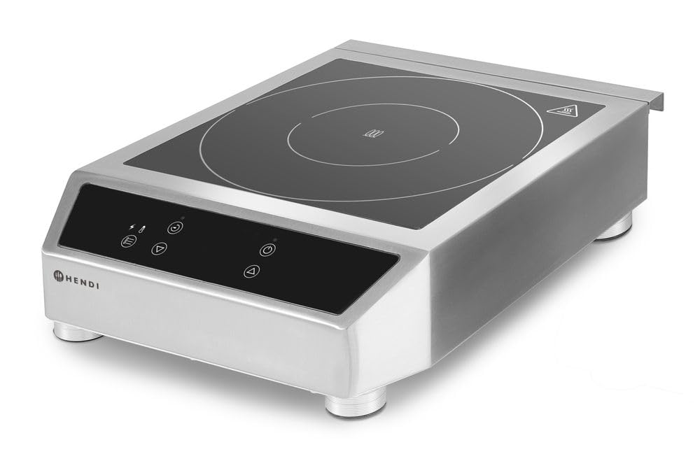 HENDI Cocina de inducción modelo 3500 D - Profi Line - 230V / 3500W - 340x440x(H)120 mm (239711)