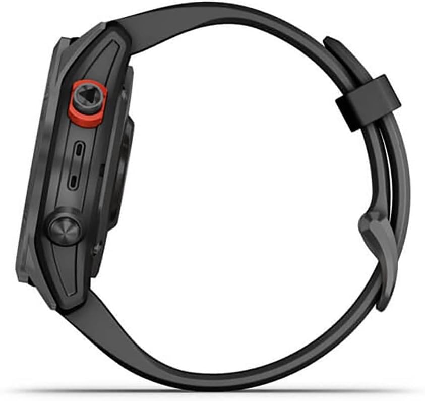 Garmin fēnix 7S Solar, Reloj GPS Multideporte con Carga Solar, Pantalla táctil, frecuencia cardíaca, mapas y música, Negro, Reacondicionado