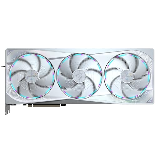 Gigabyte AORUS GeForce RTX 5080 Master Ice 16G Tarjeta Gráfica - 16GB GDDR7, 256 bits, PCI-E 5.0, 2805MHz Core Clock, 3 x DP 2.1a, 1 x HDMI 2.1b, NVIDIA DLSS 4, GV-N5080AORUSM ICE-16GD